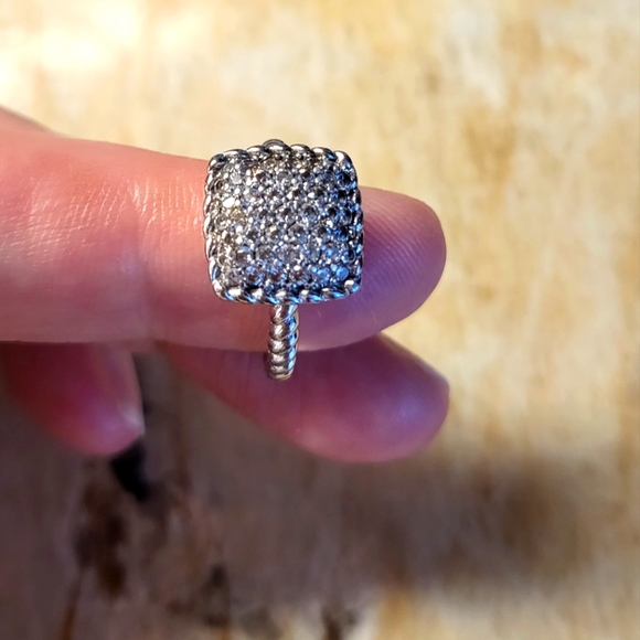 Sterling silver CZ ring - Picture 3 of 4